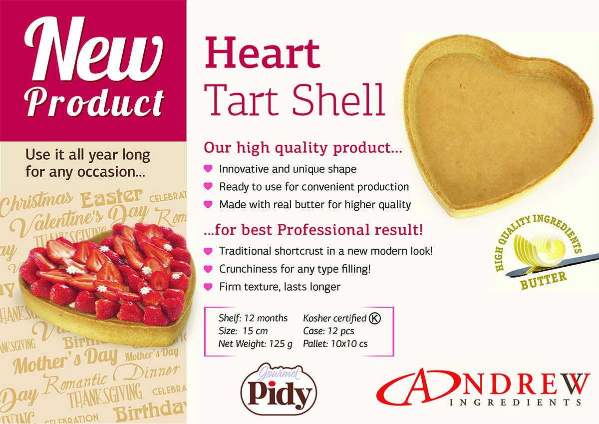 Pidy Heart Shaped Tart 2019 Ai