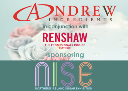 Headline sponsors of NI Sugar Expo - Andrew Ingredients in conjunction with Renshaw